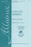 Cantate Domino TTBB choral sheet music cover Thumbnail